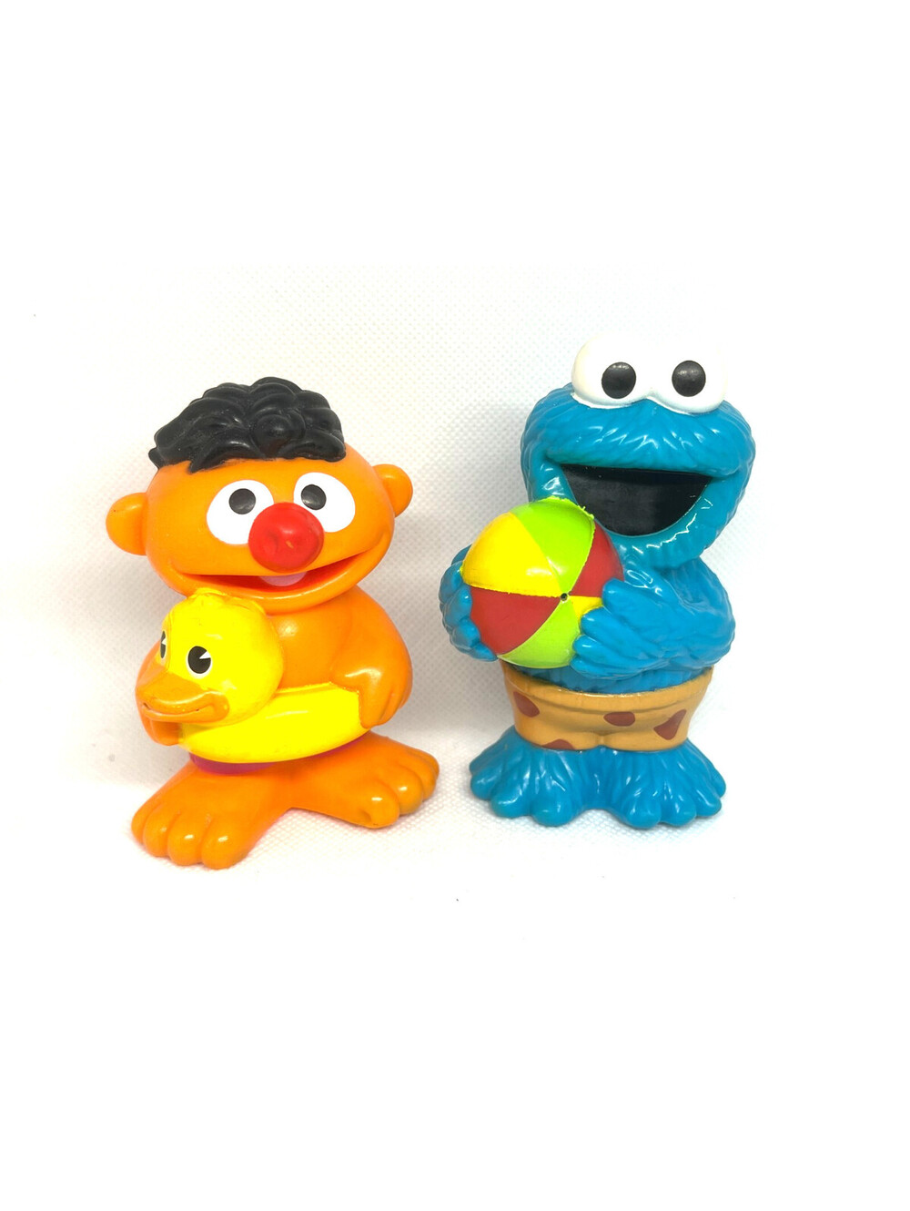 Sesame Street - Ernie and Cookie Monster Figures - 2013 Hasbro